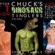 Covers from some of Chuck Tingle’s dinosaur erotica novels.